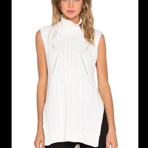 1 state chunky knit tunic sweater